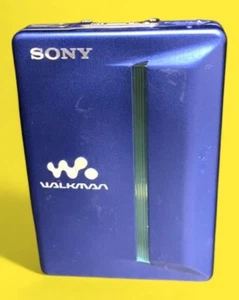 SONY WALKMAN Cassette Walkman WM-EX910 Blue Ships from JP - Picture 1 of 12