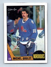 1987-88 O-Pee-Chee ! Michel Goulet Quebec Nordiques #77