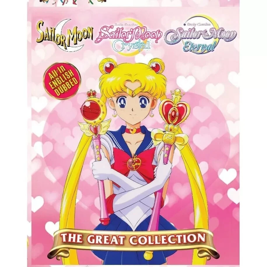 Sailor Moon DVD Complete Collection English Dub Series (Season 1-6+4 Movies) - Image 1 of 4