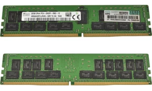 64GB HP SKhynix 2x32GB 2Rx4 PC4-2933Y DDR4 RAM HMA84GR7JJR4N-WM P03052-091 G10 - Bild 1 von 3