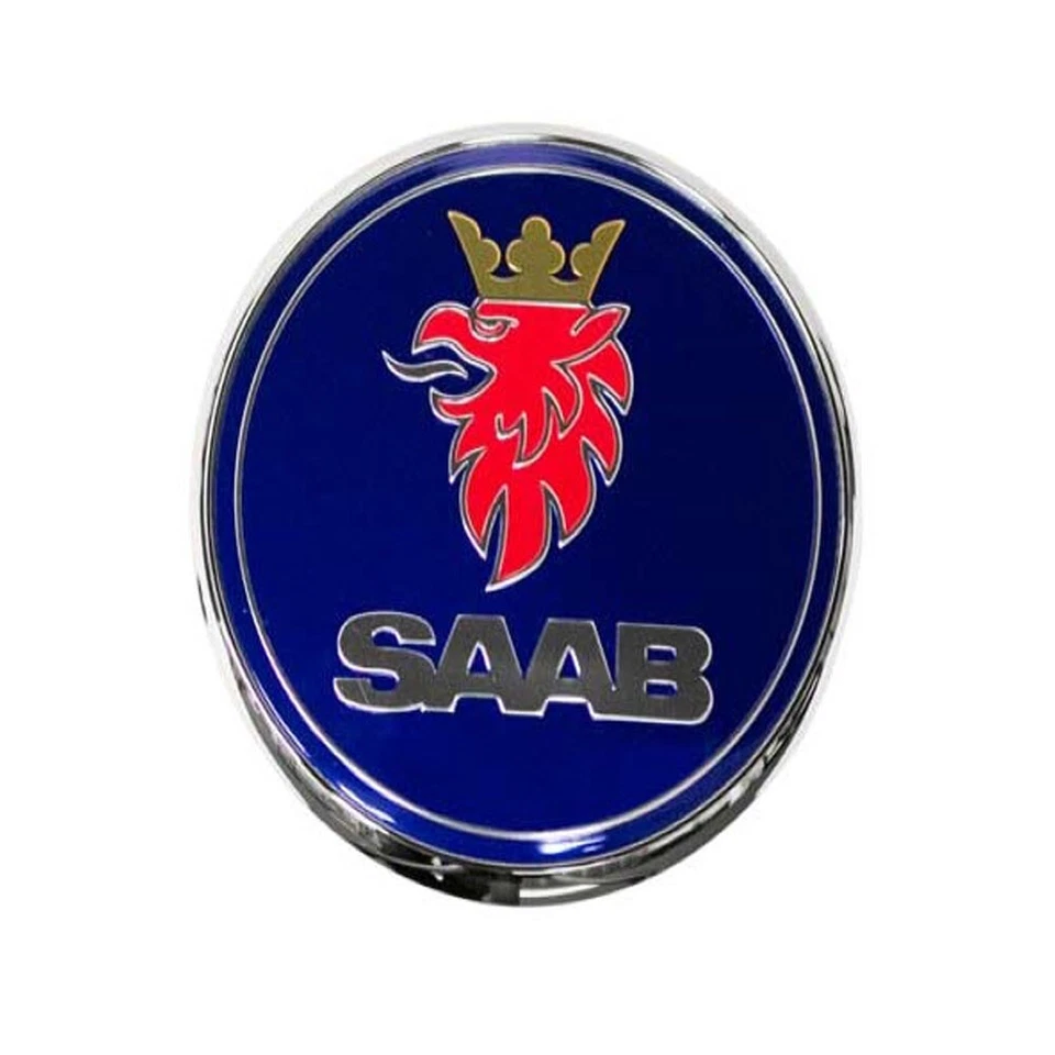 Emblema capó original 12 844 161 para Saab 9-3 2003-2009 9-5 2001-2009 Foto 1 de 3