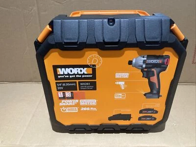 STORAGE CASE for Cordless Impact Driver - WORX WX261 - CASE WITH INSERT ONLY! - Image 1 of 4