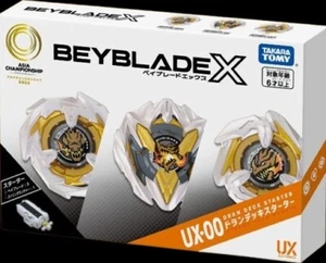 (In Stock) Takara Tomy Beyblade X Booster UX-00 Dran Deck Starter Set LIMITED!! - Zdjęcie 1 z 7