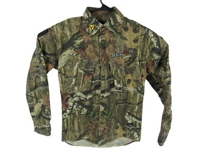 Scent Shield Button Down Hunting Shirt Mens Medium Recon Break Up Infinity Camo - Image 1 of 4