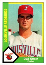 1990 CMC Louisville Redbirds Dave Osteen #7 Louisville Redbirds Baseball Card