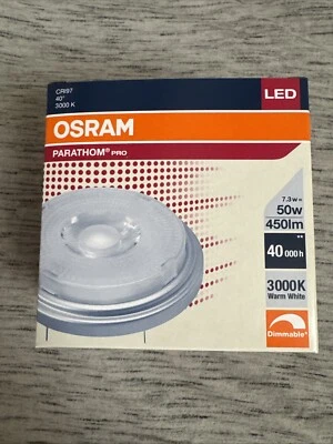 Osram Parathom Pro  AR111 50 40 G53  3000K  Deckenlampen-Spots 6er Pack - Bild 1 von 4