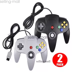 Classic Wired Controller Upgrade 3D Joystick for Nintendo 64 Video System Games - Picture 1 of 36