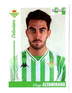 REAL BETIS BALOMPIE #330 CROMO 2018-2019 COLECCION OFICIAL  - Picture 1 of 2