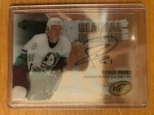 2005/6 Upper Deck Ice Glacial Graphs Corey Perry autograph RC - Picture 1 of 1