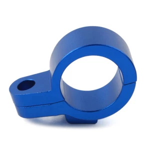 For HONDA CR80R CR85R CR125R CR250R CR500R Blue CNC Front Brake Line Hose Clamp - Picture 1 of 10