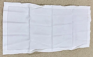 Linen Table Runner, 17" x 35", Vintage - Picture 1 of 3