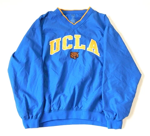 UCLA Red Oak Vintage Pullover Sweatshirt Jacket Size L Cover