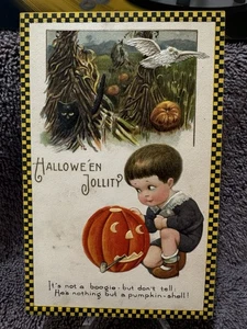 HALLOWEEN POSTKARTE JOHN WINSCH C22 - Bild 1 von 2