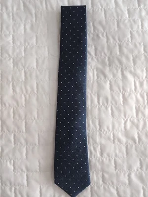 Corbata/corbata Nordstrom Rack para hombre azul marino pindot lunares 2" de ancho nueva con etiquetas Foto 1 de 3