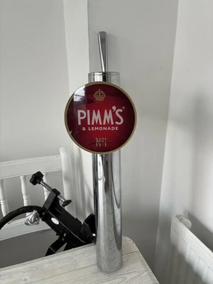 RARE PIMMS AND LEMONADE DRAFT Beer Pump/font/tap mancave pub  - Image 1 of 4