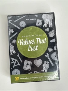 Building A Life On Values That Last 9-Disc AUDIO BOOK CD biblical Rick Warren - Picture 1 of 6