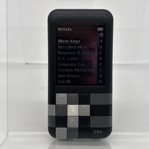 Creative Zen Mozaic (4GB) Digital Media MP3 Player Black Tested w/ Cable - Picture 1 of 5