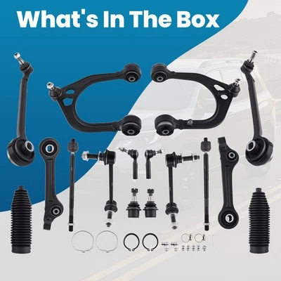 Kit de brazo de control delantero de suspensión de 16 piezas para Dodge Charger Challenger 300 2011-2019 Foto 1 de 4