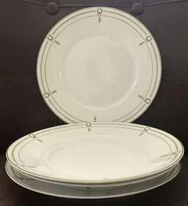 Set of 4 Rosenthal Continental 1353 GREEN LAUREL Salad Plates 8 3/8” Bavaria - Picture 1 of 9