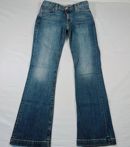 Vintage Y2K Gap Long & Lean Jeans Damen Gr. 4 Stretch Low Rise Flare 2004 USA Made - Bild 1 von 9