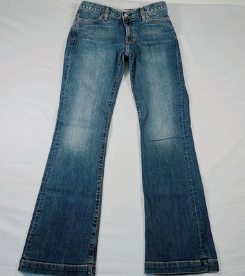 Vtg Y2K Gap Long & Lean Jeans Women’s Sz. 4 Stretch Low Rise Flare 2004 USA Made - Image 1 of 4