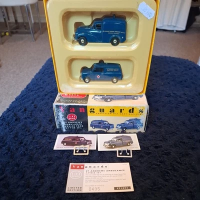 Vanguards 1/43 Scale Set ST1002 - Austin Mini & Morris Minor Scottish Ambulance - Image 1 of 4