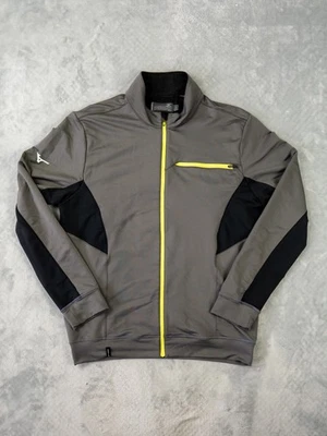 Mizuno Pro Collection Track Jacket Large Grey Men's Sample Golf Zip Up - Image 1 of 4