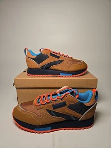 Reebok Classic Leather Ripple Trail Shoes EG8707 Wild Brown Sz 4.5 US Men's/Boys - Picture 1 of 5