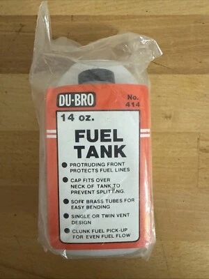 DU-BRO 14 Ounce Fuel Tank - No. 414 - New - Sealed - Image 1 of 4