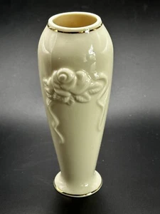 LENOX 6" ROSE Bud Vase 24k Gold Accent - Bild 1 von 4