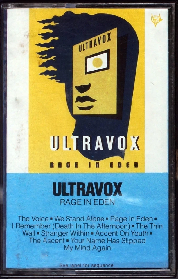 Ultravox - Rage In Eden - MC Cassette [MC-07] Made in USA Foto 1 de 4