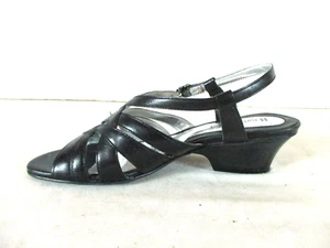 Naturalizer Black Strappy Slingback Sandal Shoe Women's 6 M (SW48) - Picture 1 of 9