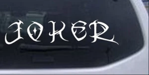 Calcomanía de texto tribal Joker palabra coche o camión ventana portátil - Imagen 1 de 32