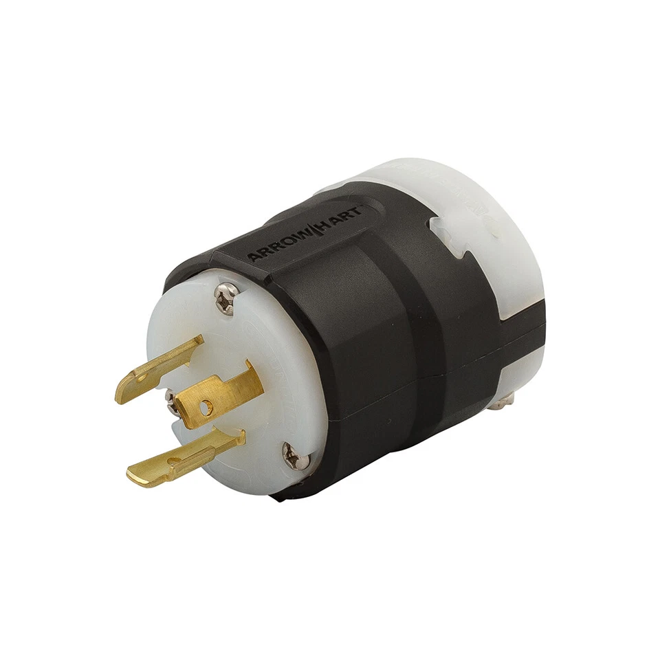 Arrow Hart L520p Male Twist Lock Plug NEMA L5-20p 20 Amp 125 Volt
