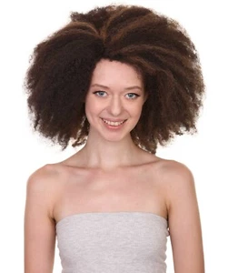 Short Afro Kinky Curly Unisex Wig | Party Ready Fancy Cosplay Halloween HW-1532 - Picture 1 of 9