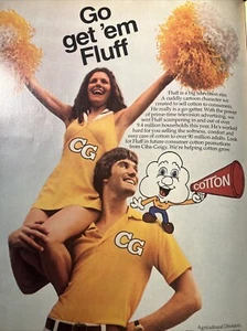 Ciba-Giegy Cotton Fluff Maskottchen Anzeige 1977 Zeitschriftenanzeige - Umwelt Superfund Site - Bild 1 von 10