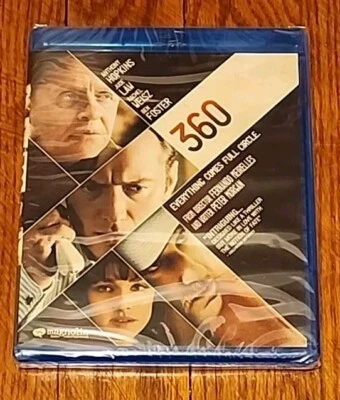 360 Blu-ray (2012, Magnolia Ent) Anthony Hopkins Jude Law Brand New Sealed  - Image 1 of 2