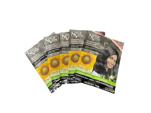 5-Pack Color Henna Mask and Shampoo Sachet-Black, Mahogany, Blonde, Chestnut - Picture 1 of 8