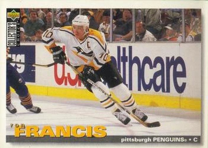 #200 Ron Francis - Pittsburgh Penguins - 1995-96 Collector's Choice Hockey - Image 1 of 1