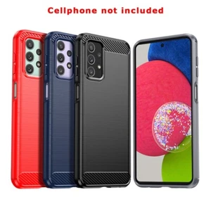 Easy to Install Waterproof Brushed Carbon Fiber Case for Samsung Galaxy A23 5G - Picture 1 of 11