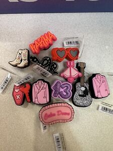 Taylor Swift Authentic Jibbitz Charms By Crocs   **New* See Description *
