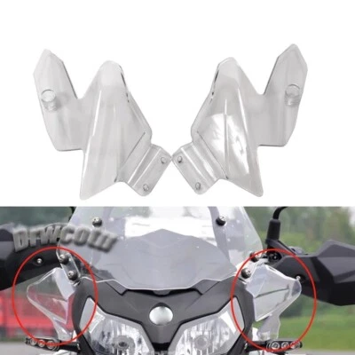 Paire de Pare-Brise Latéraux pour Benelli TRK502 TRK502X ABS Haute Qualité NEUF - Photo 1/4