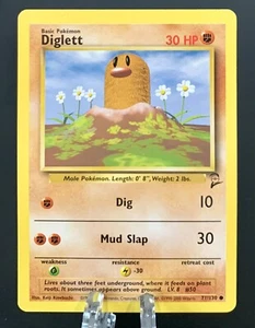 Pokemon TCG Base Set 2 Diglett #71 - Picture 1 of 2