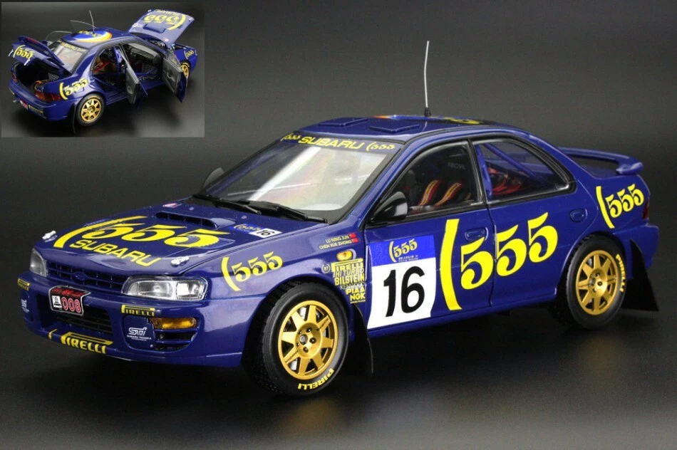 Modellino auto scala 1:18 SunStar SUBARU IMPREZA 555 HONG KONG-BEJING RALLY - Immagine 1 di 1
