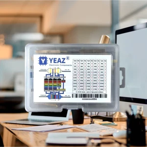 YEAZ Pro Resistor Kit 500Pcs 1W 1Ω-10MΩ ±1% 50V Metal Film w/Chart - Foto 1 di 10