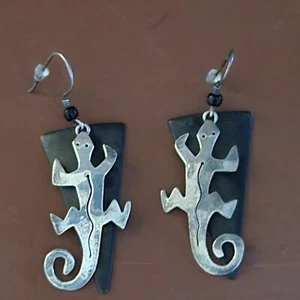 Sterling Silver Carfetched Mexico Beautiful Gecko 925 - Picture 1 of 7