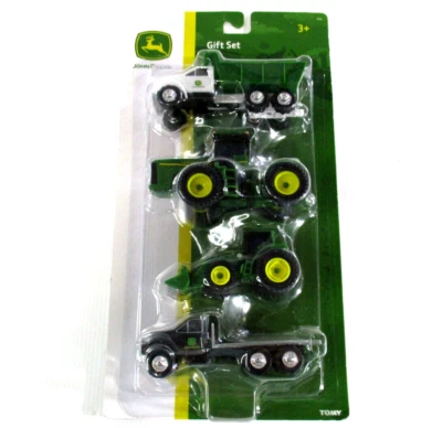 John Deere Gift Set Jeu Farming Vehicles 2020 Tomy LP76864 Brand New Sealed - Image 1 of 4
