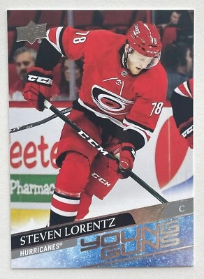 🍁 Steven Lorentz 2020-21 Upper Deck Young Guns #494 Rookie Card Toronto Leafs - Image 1 of 2