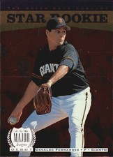 1996 Upper Deck San Francisco Giants Baseball Card #243 Osvaldo Fernandez RC