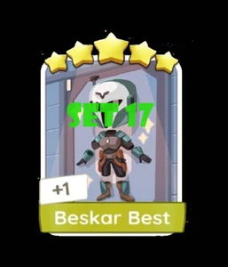beskar best Sticker Set 17⭐ ⭐⭐⭐⭐Sticker Monopoly_go_ 5 Stars Fast Delivery - Picture 1 of 3